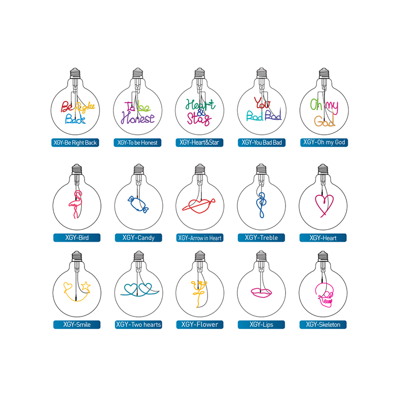 LED Filament Bulb (Letter Bulb)