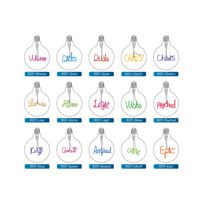 LED Filament Bulb (Letter Bulb)