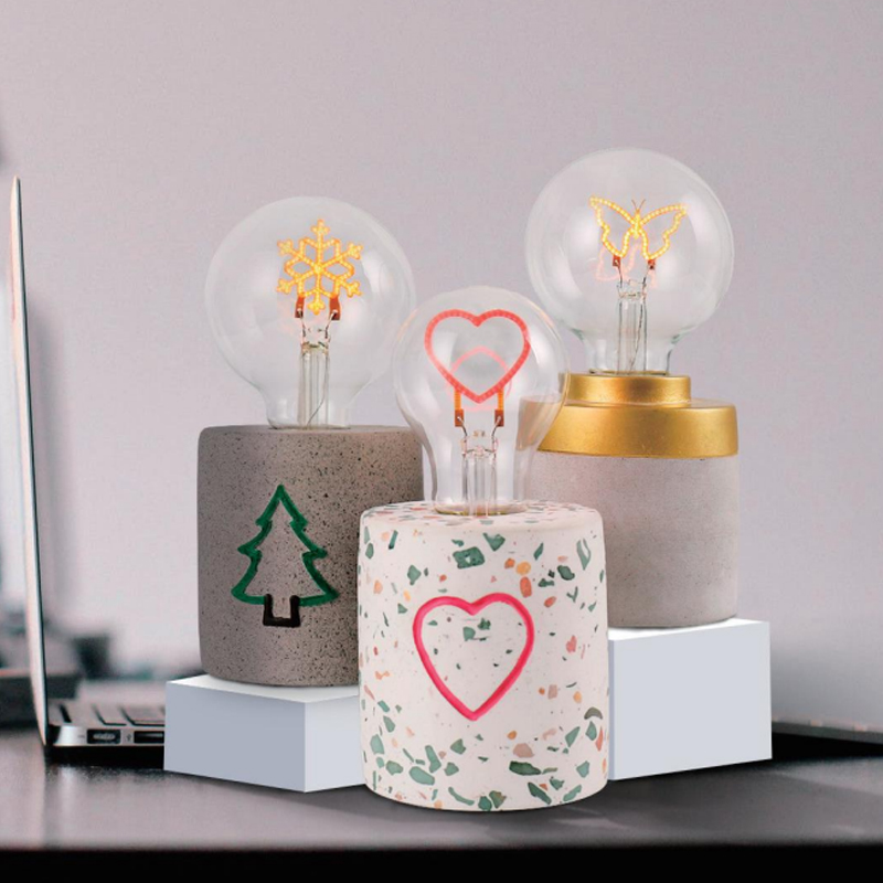 Decorative Table Lamp Base (Cement )