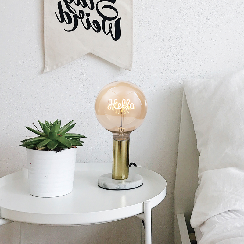 LED Filament Bulb (Letter Bulb)