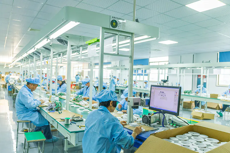New Lights lighting fixture production department in 2007
