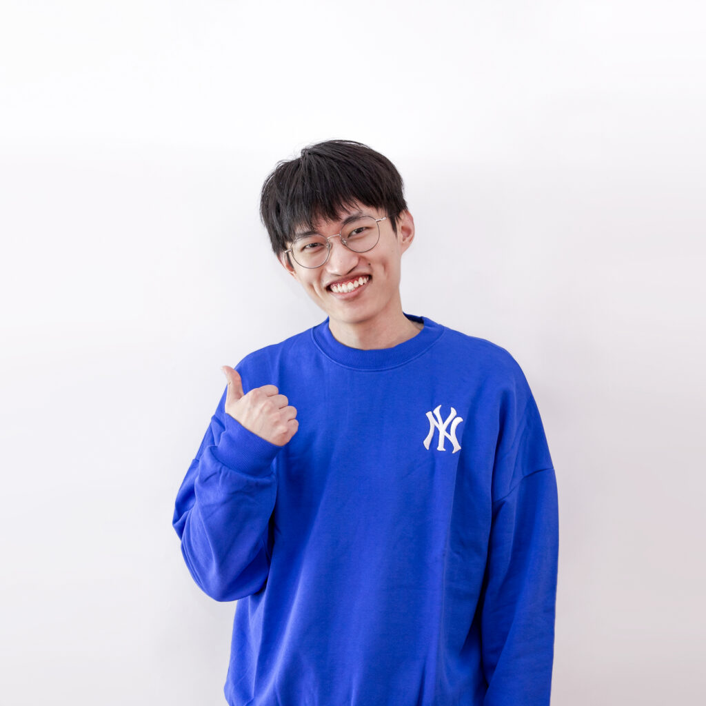 Business representative giving a thumbs-up