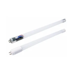 T5 and T6 internal-driver LED tubes on white background