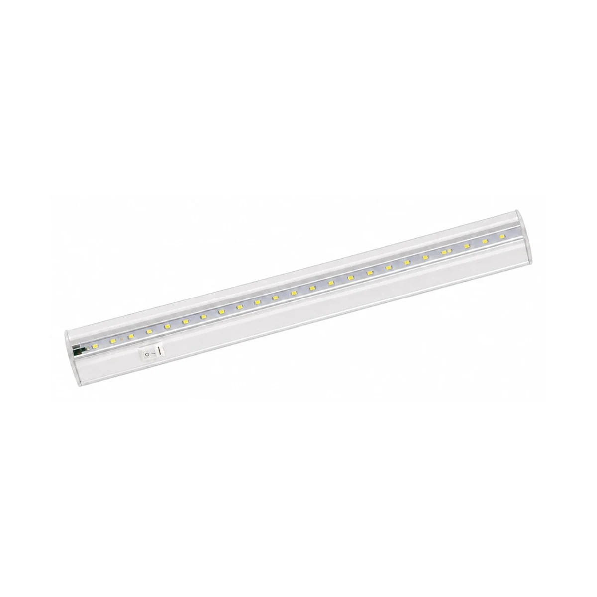 T5 integrated LED grow light fixture on white background