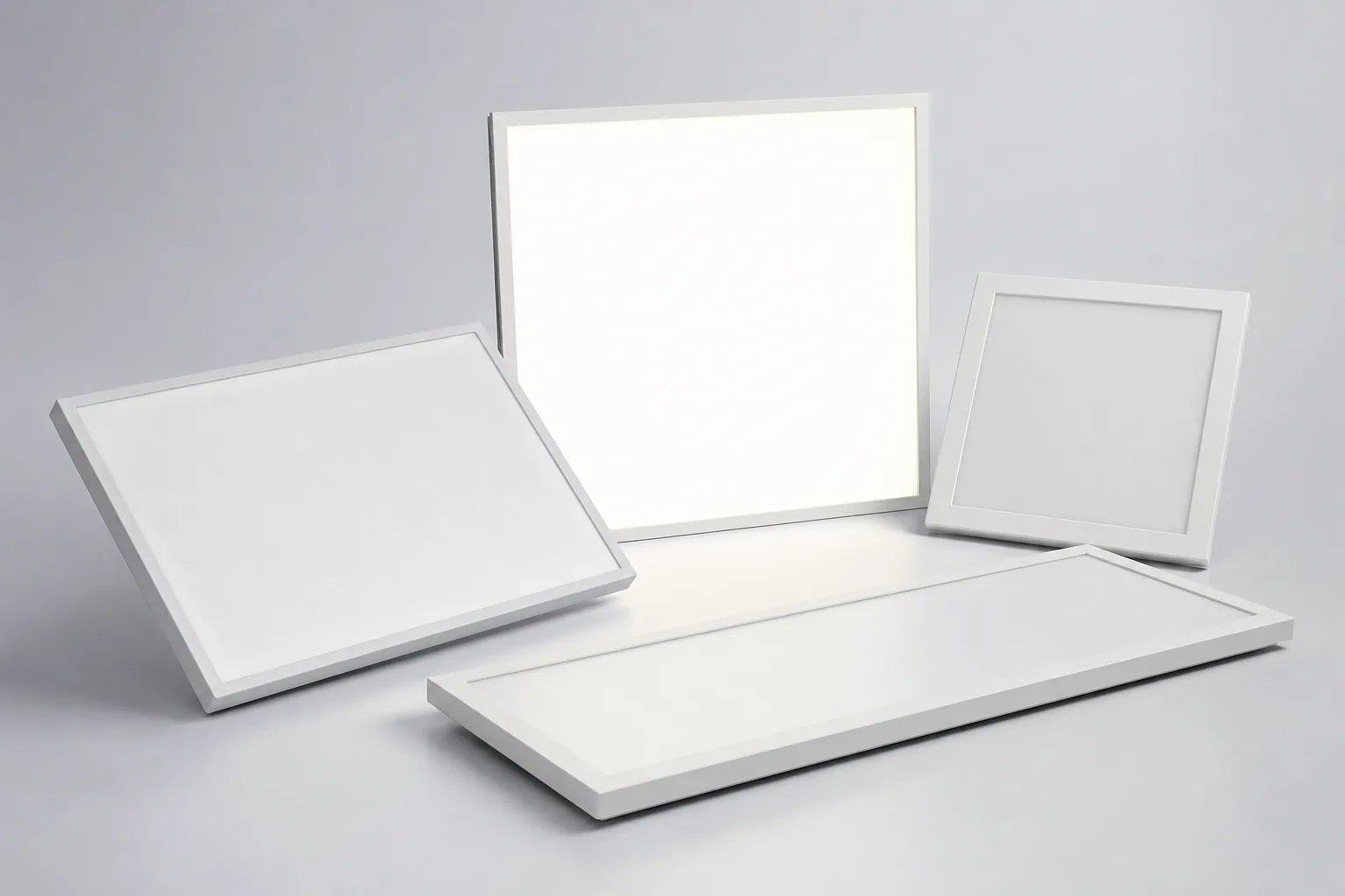 Representative commercial LED panel light product family