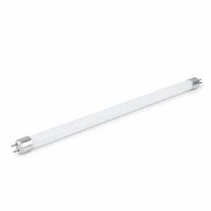 Complete frosted T5/T6 LED tube with matching aluminum G5 bi-pin caps