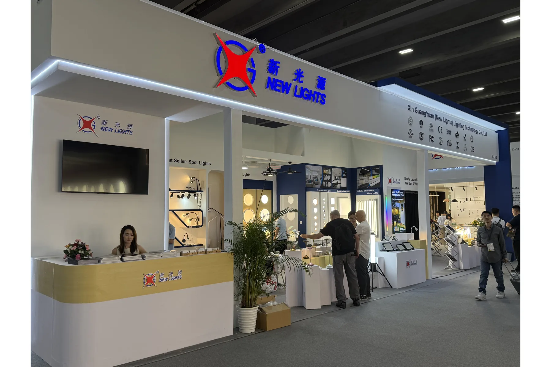 New Lights booth at Guangzhou International Lighting Exhibition 2026
