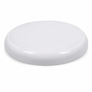 Front view of round HY03C selectable-power IP65 surface-mounted ceiling light