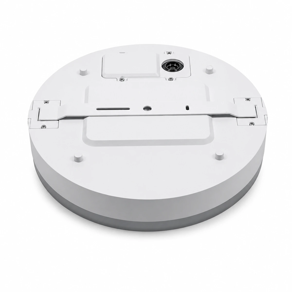 Back view of HY08 IP65 full-PC surface-mounted ceiling light showing mounting structure