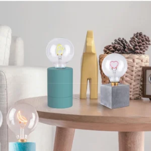 Lime Decorative Table Lamp Base Series in a realistic application setting