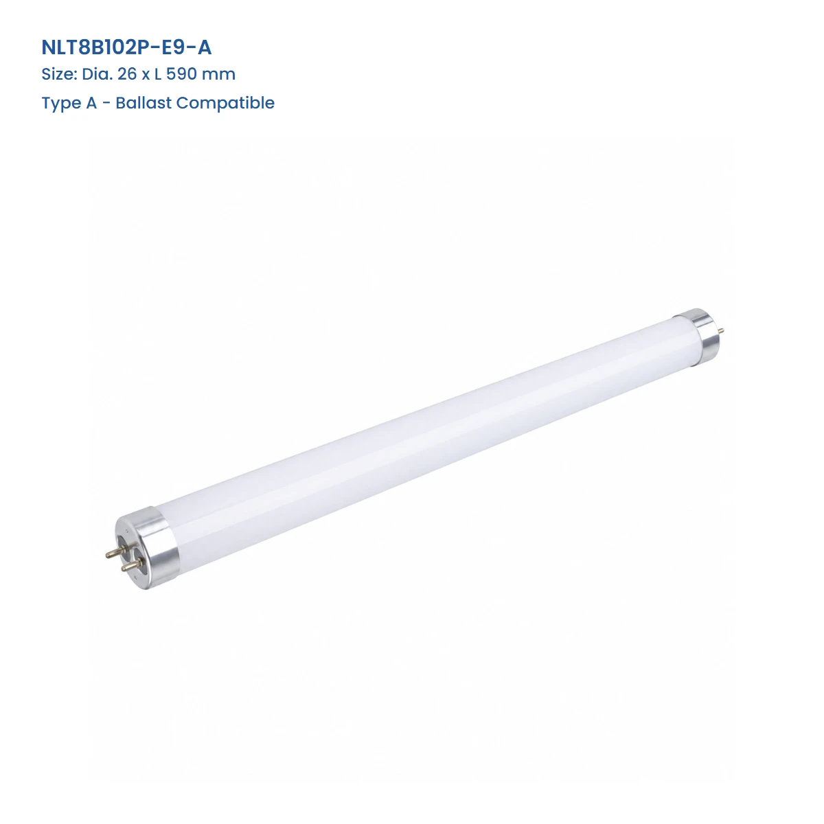 New Lights cULus certified T8 LED tube