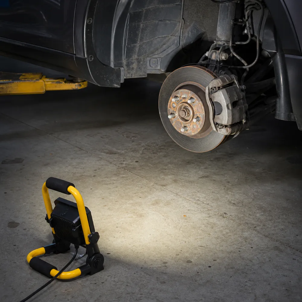 Portable IP65 LED Flood Light in a realistic application