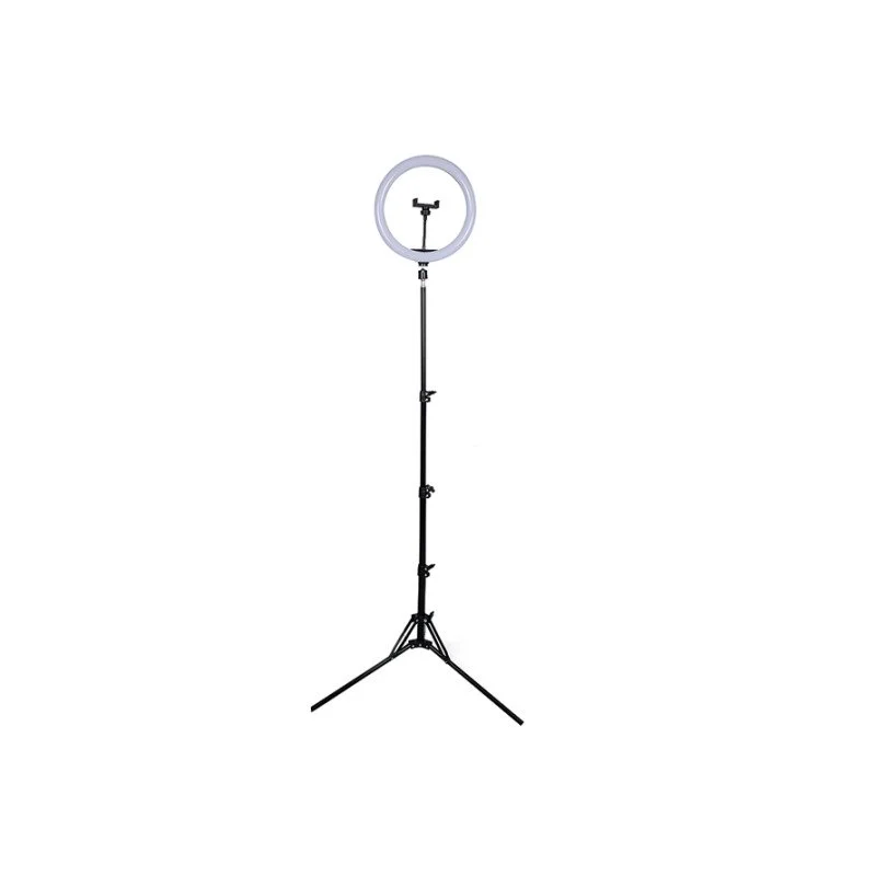 RGB and CCT Selfie Ring Light Series on a white background
