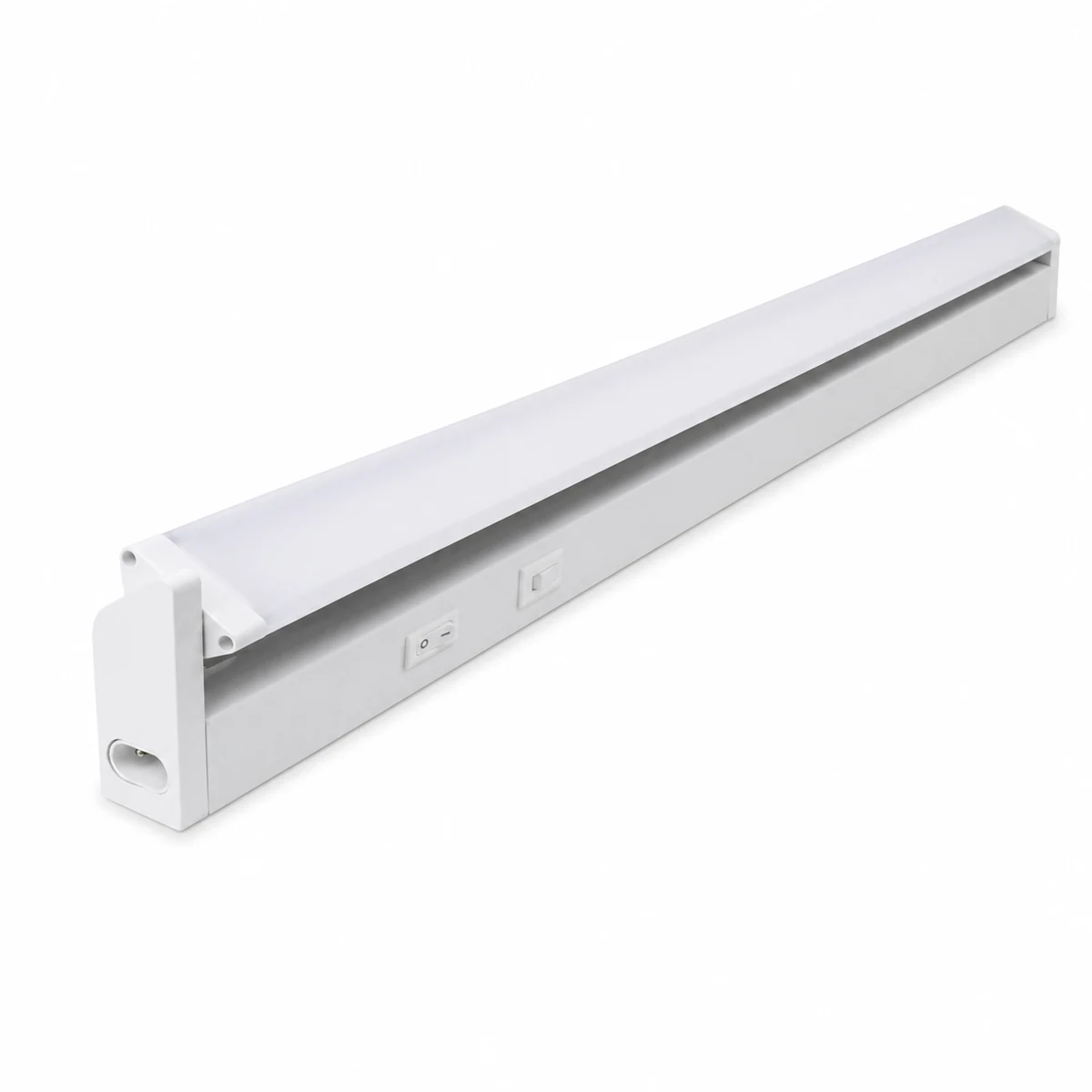 Surface-mounted rotatable LED linear fixture with adjustable light bar