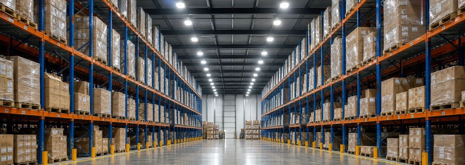 Industrial warehouse lighting application