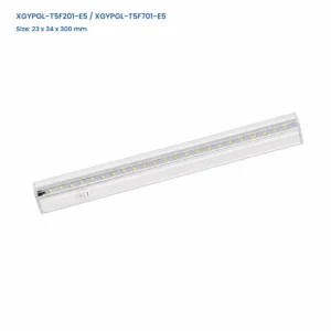 T5 integrated LED grow light models XGYPGL-T5F201-E5 and XGYPGL-T5F701-E5, 23 x 34 x 300 mm