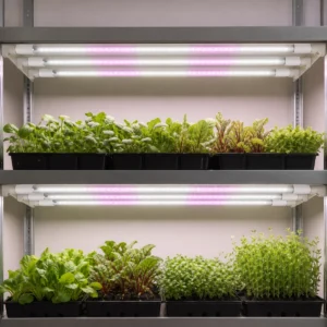 T8 Glass Horticultural LED Tube in a realistic growing application