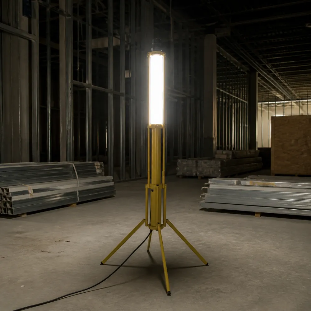 Telescopic 360° Cylindrical LED Work Light in a realistic application