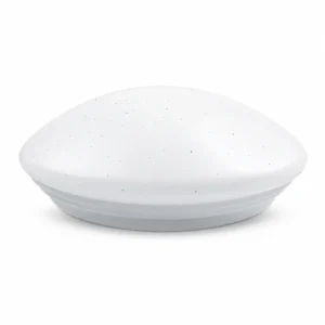 TW round surface-mounted ceiling light with a speckled domed diffuser