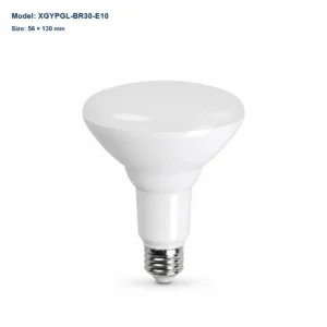 XGYPGL-BR30-E10 BR30 horticultural LED bulb, Dia. 56 × H 130 mm, 10 W