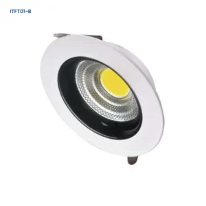 ITFT01-B adjustable recessed die-cast LED downlight with reflector face