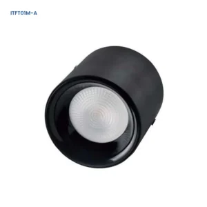 ITFT01M-A adjustable surface-mounted die-cast LED downlight with diffusing optic