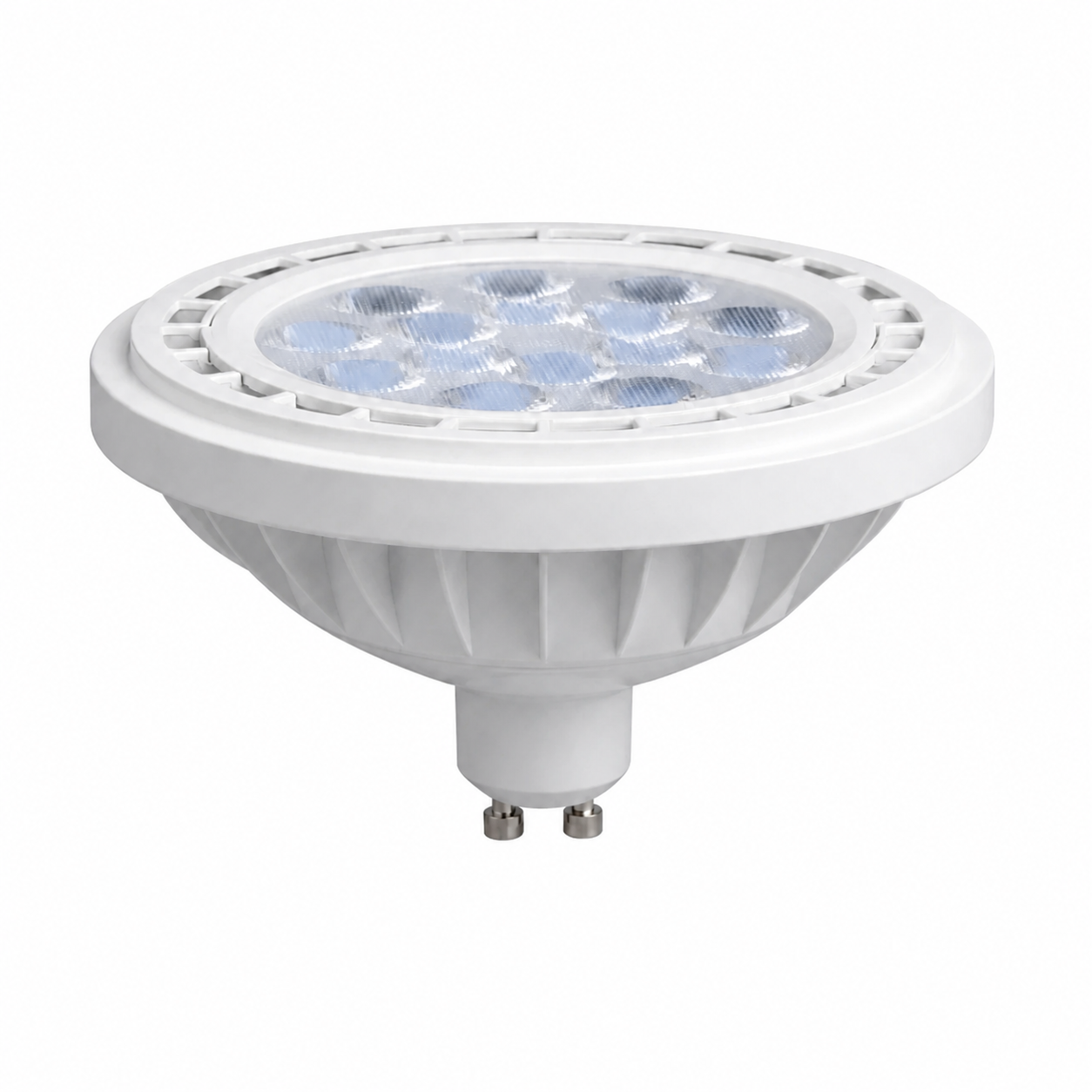 White AR111F-SMD-GU10 LED reflector bulb in the AR111 series