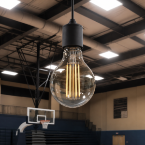 High Power LED Filament Bulbs in a realistic application setting