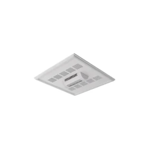 Rectangular 600 by 600 millimetre bladeless ceiling fan light