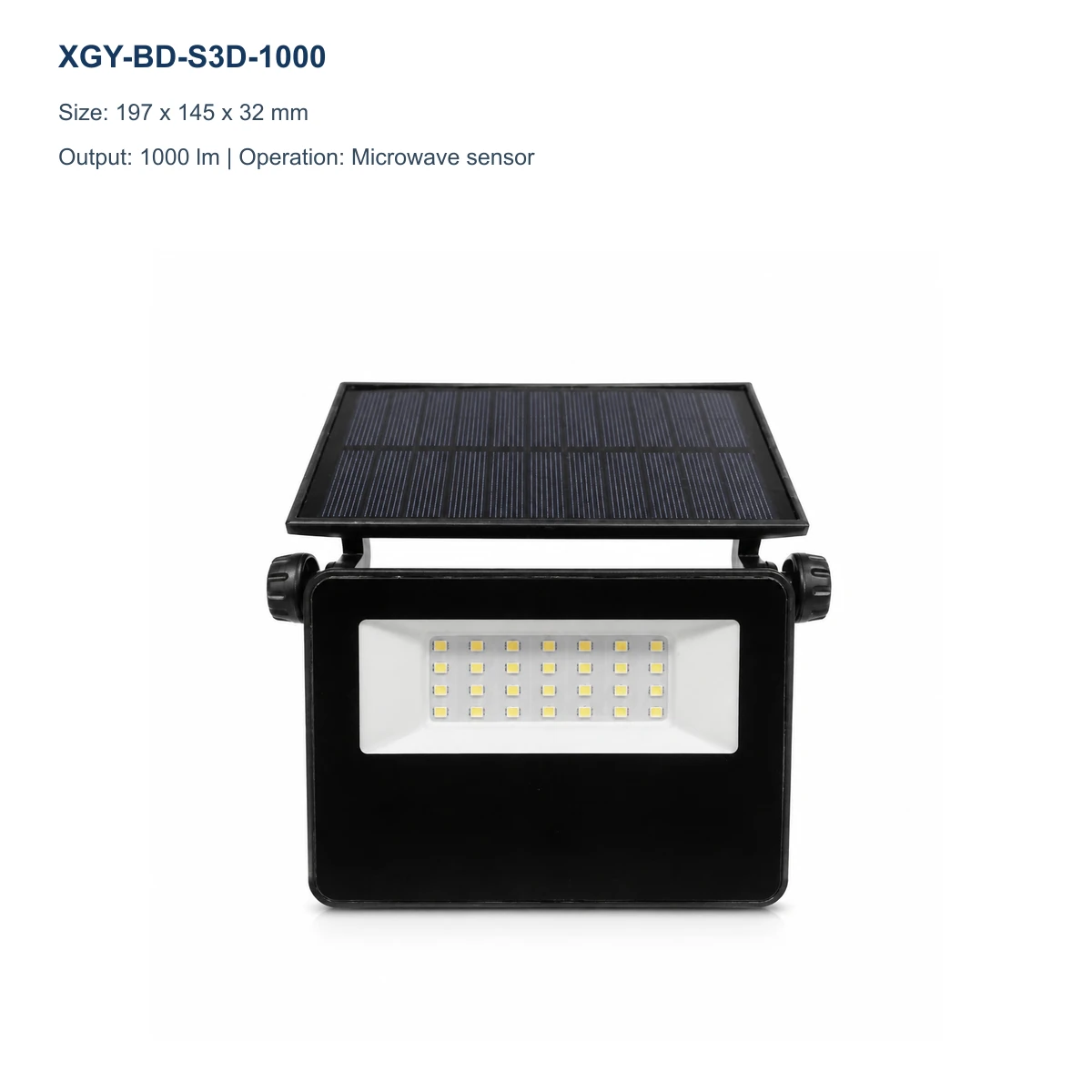 XGY-BD-S3D-1000 solar flood light model image