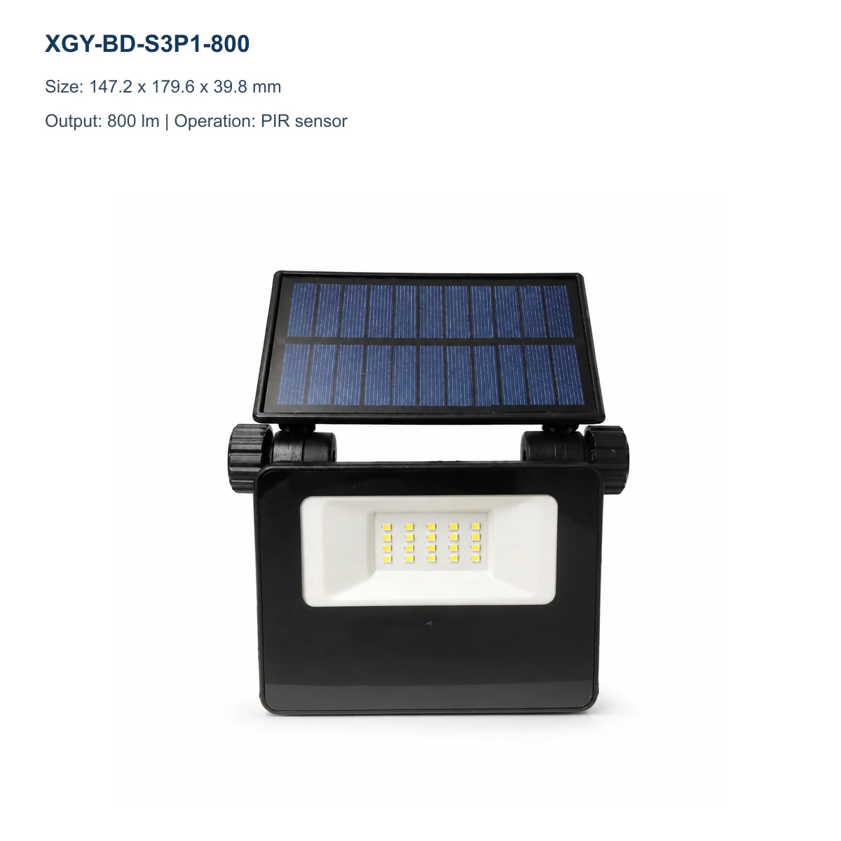 XGY-BD-S3P1-800 solar flood light model image