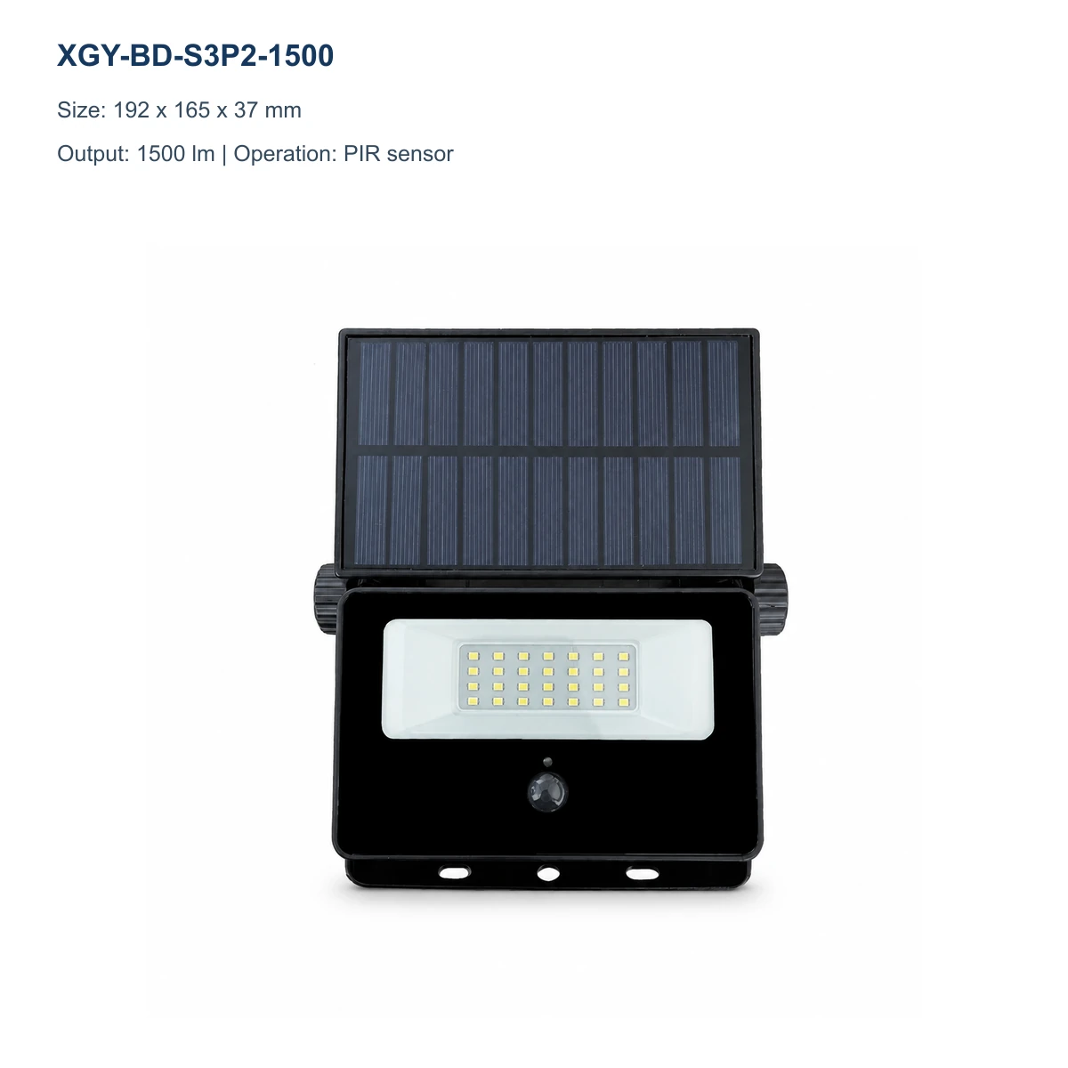 XGY-BD-S3P2-1500 solar flood light model image