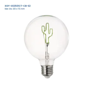 G125 graphic filament bulb showing a generic cactus option