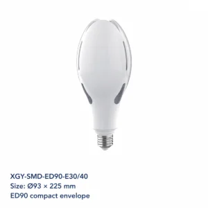 XGY-SMD-ED90-E30/40 ED Series LED SMD bulb, size Ø93 × 225 mm