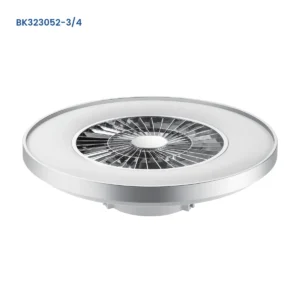 XGYFANCL-BK323052-3/4-E55/60 (Starry/Opal) silver ceiling-mount LED fan light model