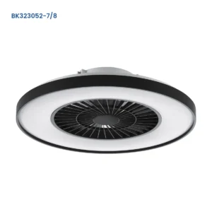 XGYFANCL-BK323052-7/8-E55/60 (Starry/Opal) black ceiling-mount LED fan light model