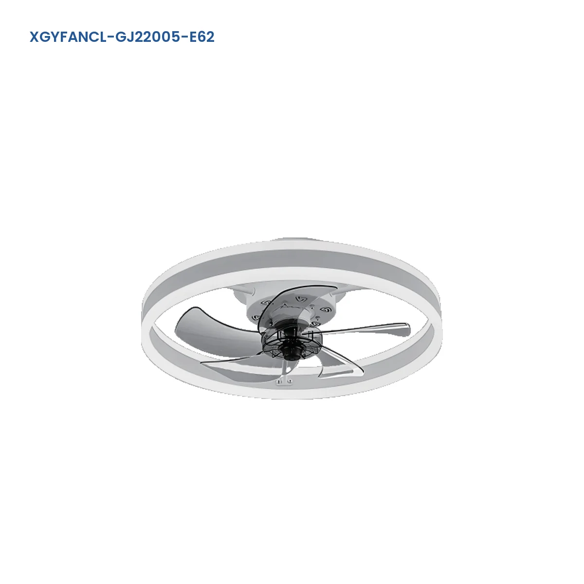 XGYFANCL-GJ22005-E62 ceiling-mount LED fan light without grid model