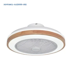XGYFANCL-GJ23055-E62 Ceiling-Mount RGB LED Fan Light with Grid model