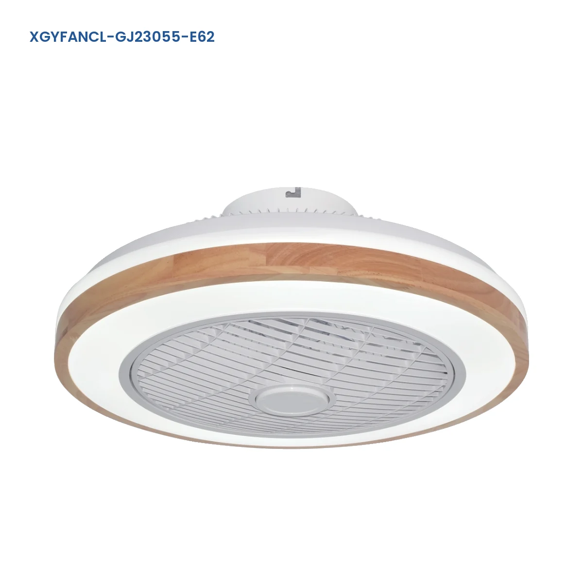 XGYFANCL-GJ23055-E62 Ceiling-Mount RGB LED Fan Light with Grid model