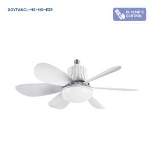 XGYFANCL-HS-HG-E35 E27/E26/B22 Screw-In LED Fan Light with Mounted Blades model