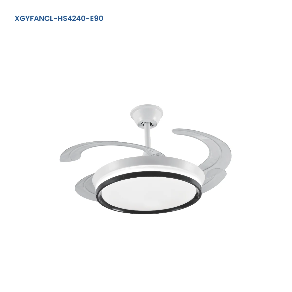 XGYFANCL-HS4240-E90 Ceiling-Mount LED Fan Light with Collapsible Blades model