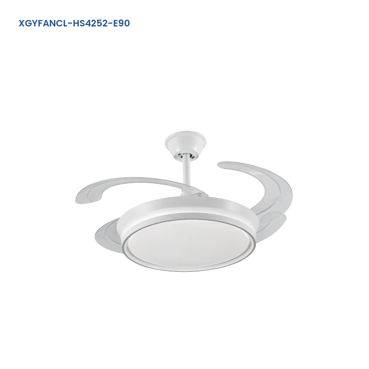 XGYFANCL-HS4252-E90 Ceiling-Mount LED Fan Light with Collapsible Blades model