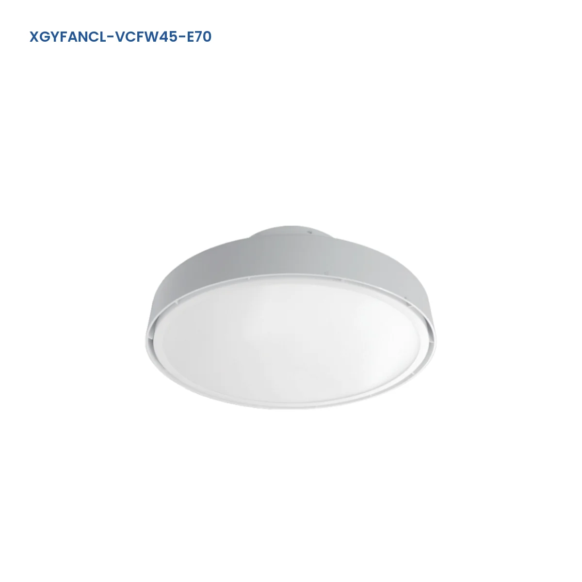 XGYFANCL-VCFW45-E70 Bladeless Hidden Ceiling-Mount LED Fan Light model