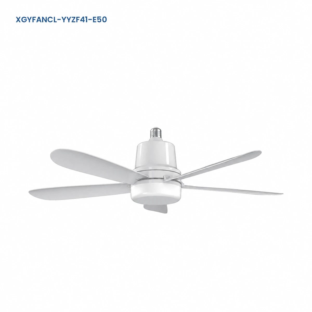 XGYFANCL-YYZF41-E50 mounted-blade LED fan light on white