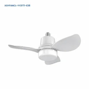 XGYFANCL-YYZF71-E38 mounted-blade LED fan light on white
