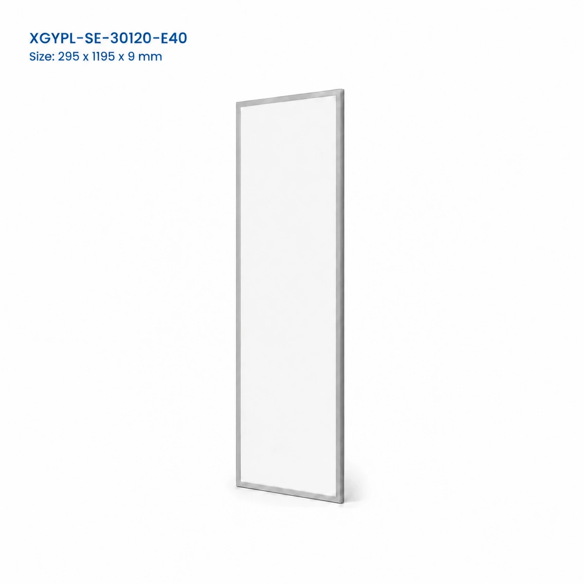 XGYPL-SE-30120-E40 white RGB+CCT LED panel, 295 x 1195 x 9 mm