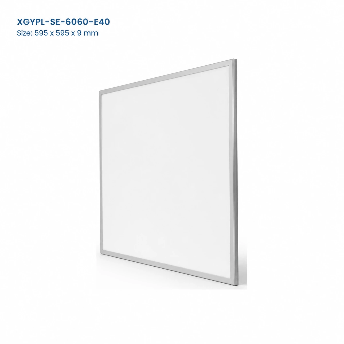XGYPL-SE-6060-E40 white RGB+CCT LED panel, 595 x 595 x 9 mm