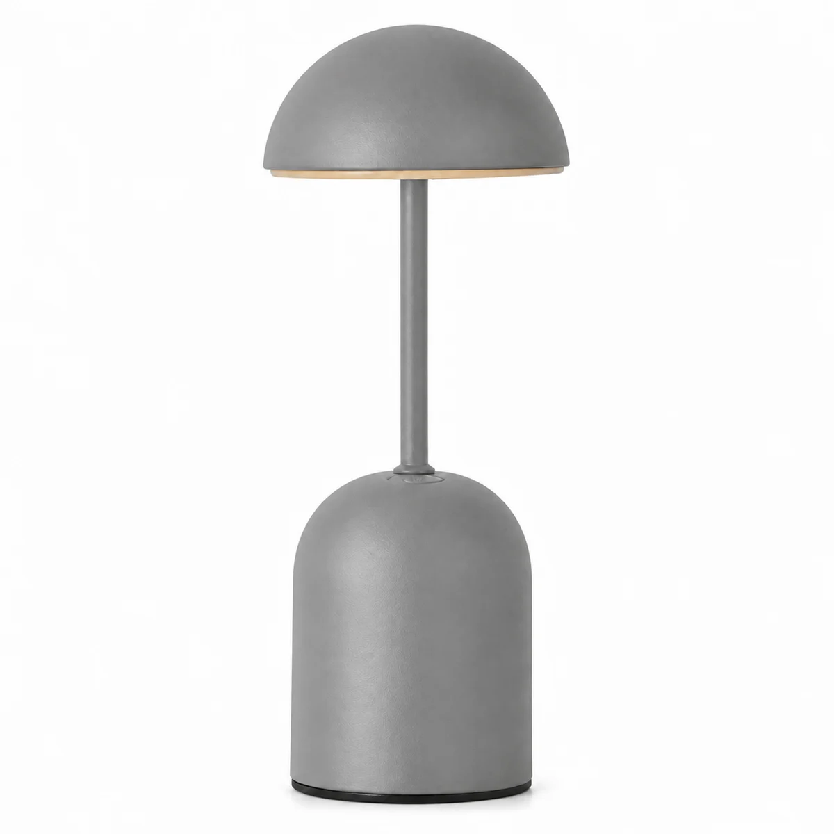 XGYTL-HT-TD1W109 narrow-stem cordless LED table lamp in gray
