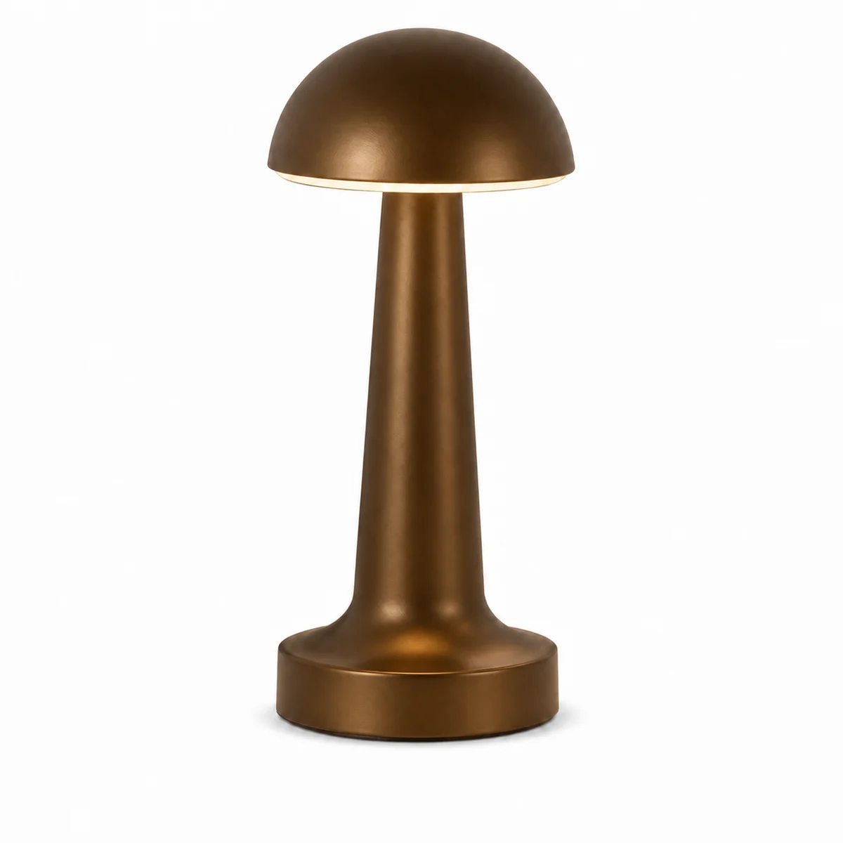 Bronze Brown slim dome table lamp