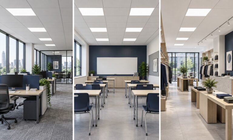 RGB CCT LED panel for connected lighting control